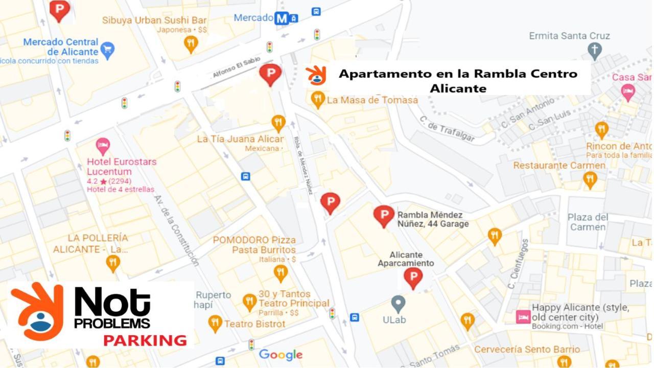 Apartamento En La Rambla Centro Alicante C Kültér fotó