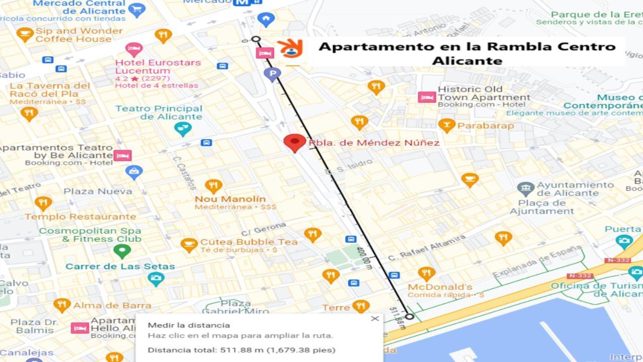Apartamento En La Rambla Centro Alicante C Kültér fotó