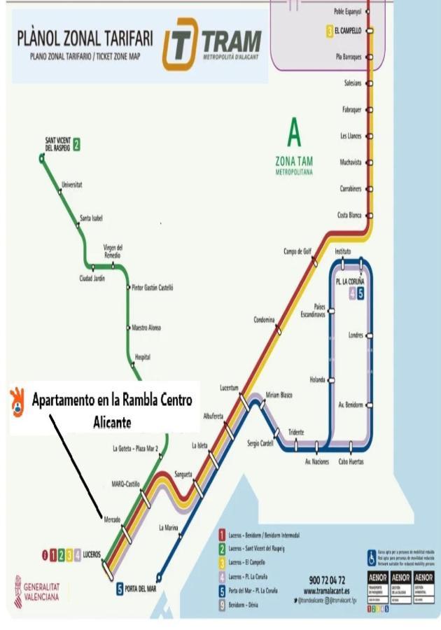 Apartamento En La Rambla Centro Alicante C Kültér fotó